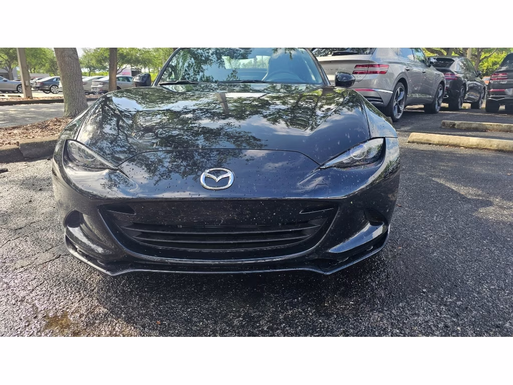 2024 Jet Black Mica Mazda MX-5 Miata RF Club RWD Convertible