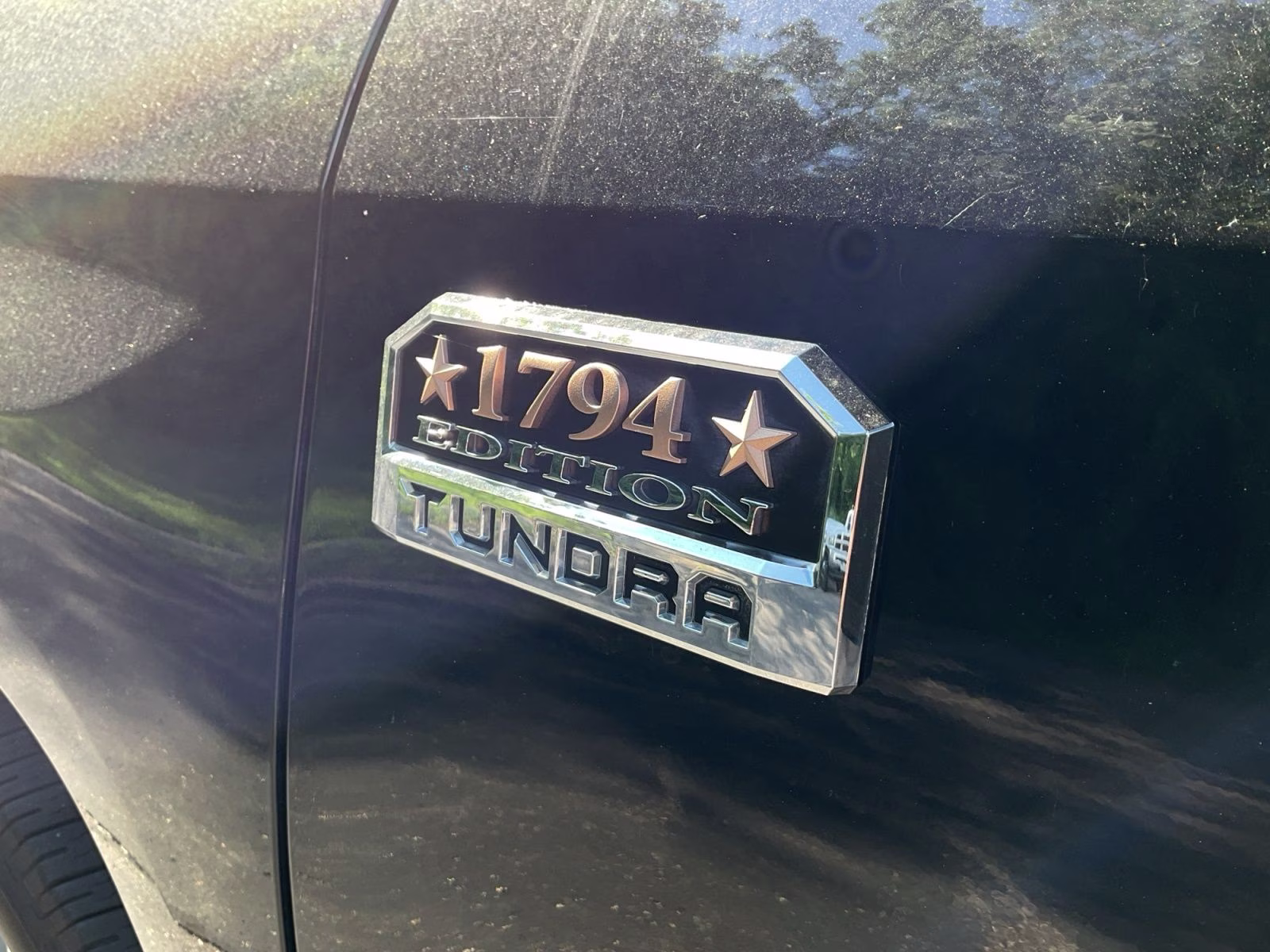 2018 Black Toyota Tundra Platinum 4X4 Truck