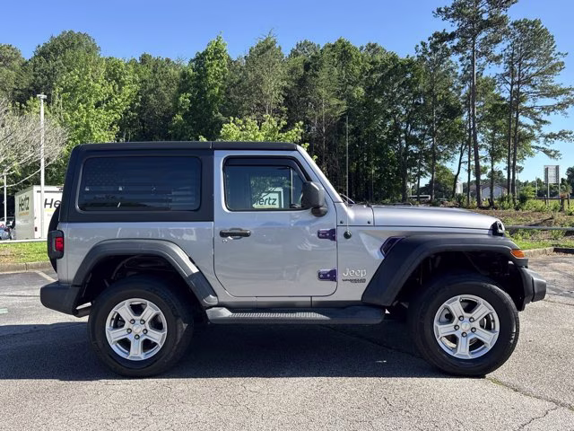 2018 Billet Silver Metallic Clearcoat Jeep Wrangler Sport 4X4 Convertible