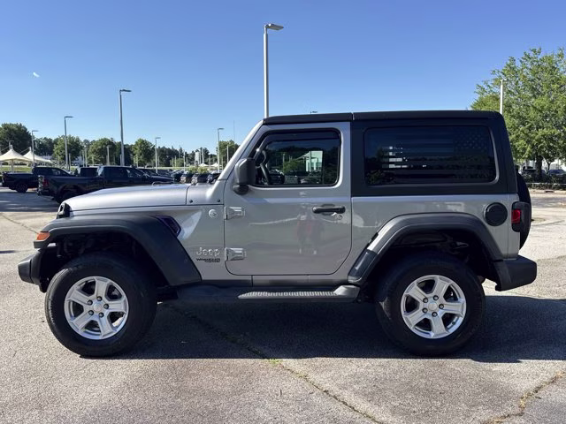 2018 Billet Silver Metallic Clearcoat Jeep Wrangler Sport 4X4 Convertible