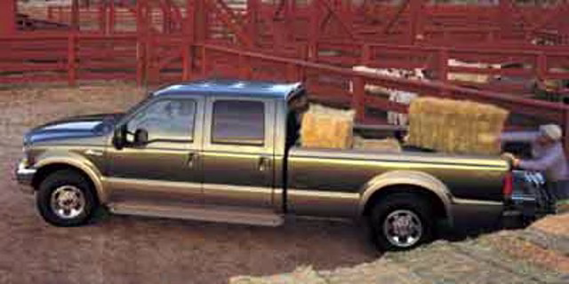 2003 Black Ford Super Duty F-350 SRW King Ranch 4X4 Truck