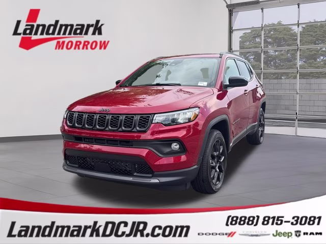 2026 Red Hot Pearlcoat Jeep Compass Latitude Altitude 4X4 SUV
