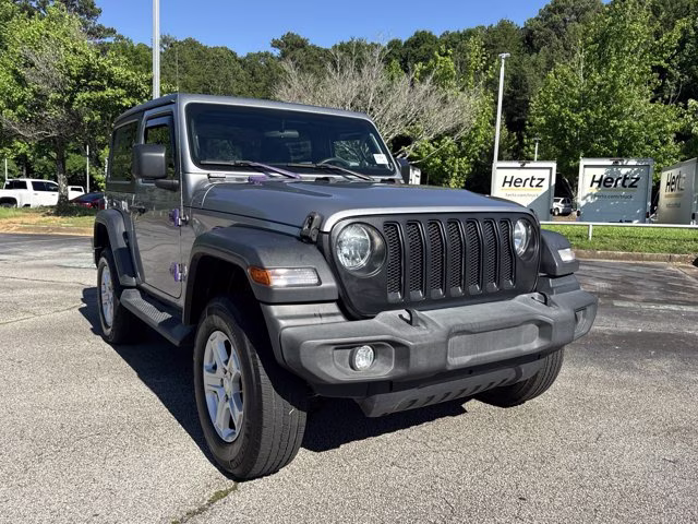 2018 Billet Silver Metallic Clearcoat Jeep Wrangler Sport 4X4 Convertible
