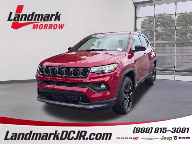 2026 Red Hot Pearlcoat Jeep Compass Latitude Altitude 4X4 SUV
