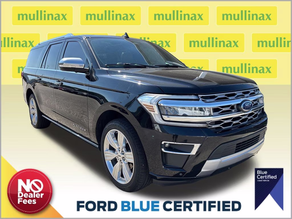 2022 Agate Black Metallic Ford Expedition Max Platinum RWD SUV