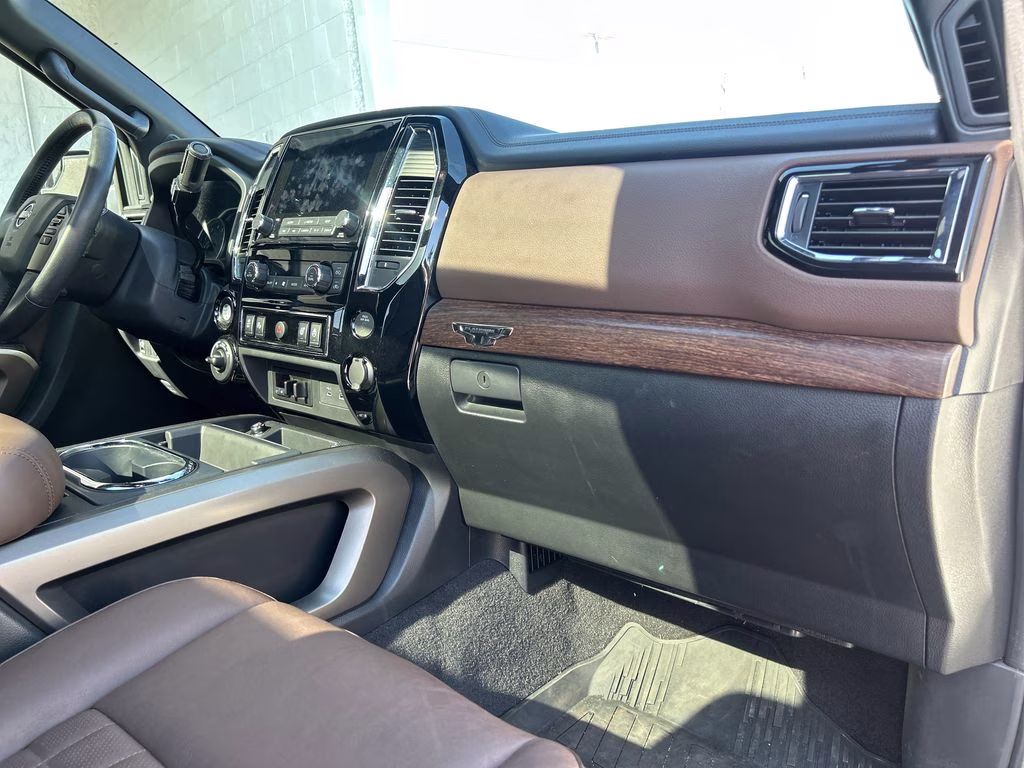 2024 Pearl White Tricoat Nissan Titan Platinum Reserve 4X4 Truck
