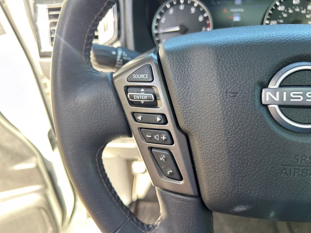 2024 Pearl White Tricoat Nissan Titan Platinum Reserve 4X4 Truck