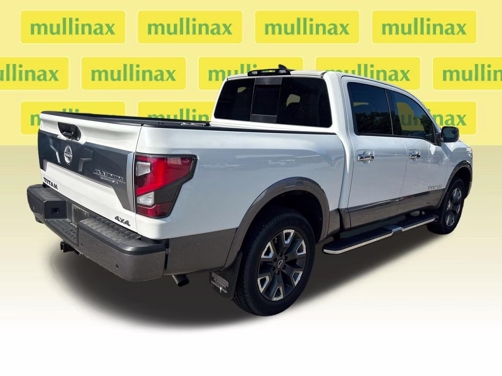 2024 Pearl White Tricoat Nissan Titan Platinum Reserve 4X4 Truck