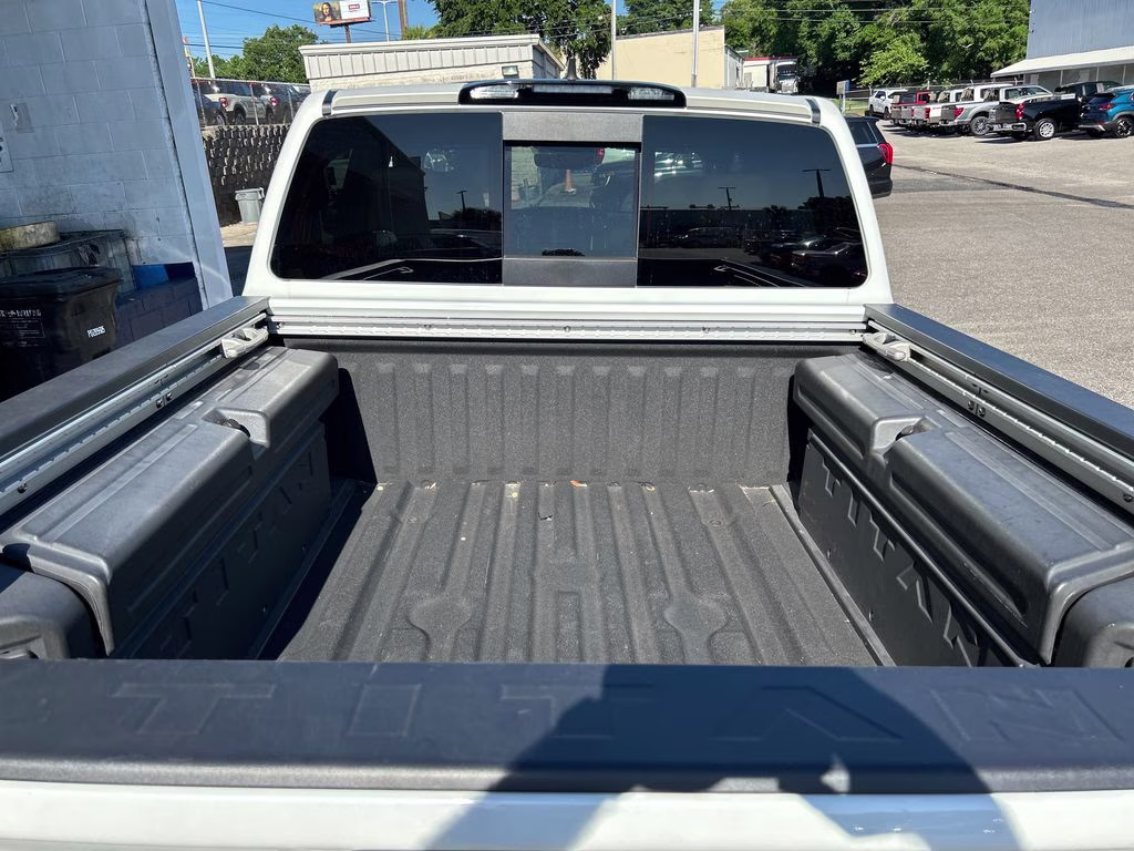 2024 Pearl White Tricoat Nissan Titan Platinum Reserve 4X4 Truck