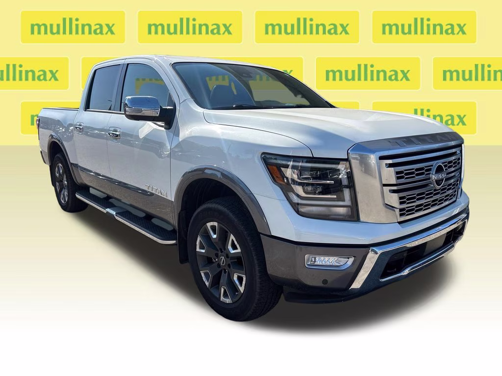 2024 Pearl White Tricoat Nissan Titan Platinum Reserve 4X4 Truck