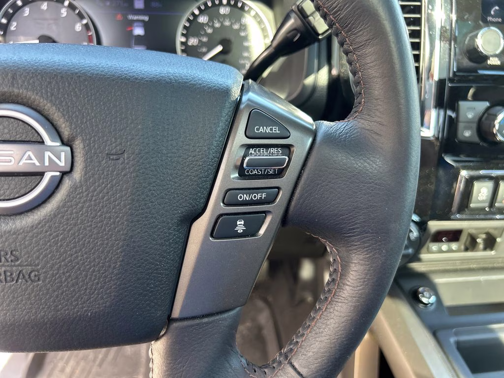 2024 Pearl White Tricoat Nissan Titan Platinum Reserve 4X4 Truck
