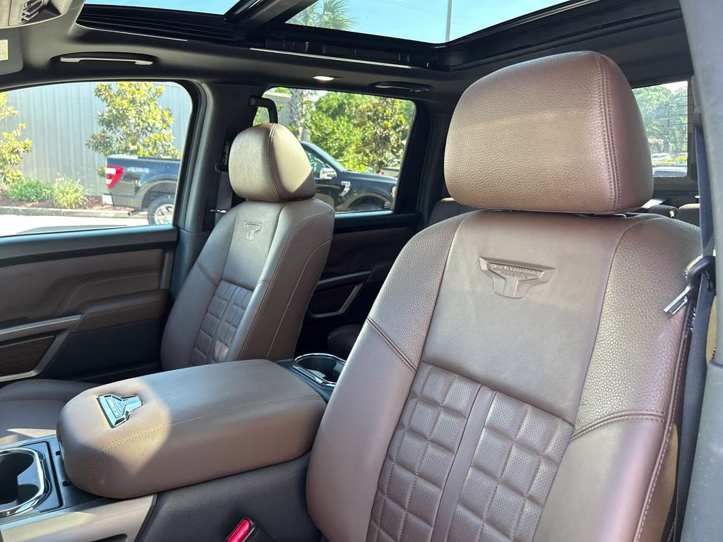 2024 Pearl White Tricoat Nissan Titan Platinum Reserve 4X4 Truck