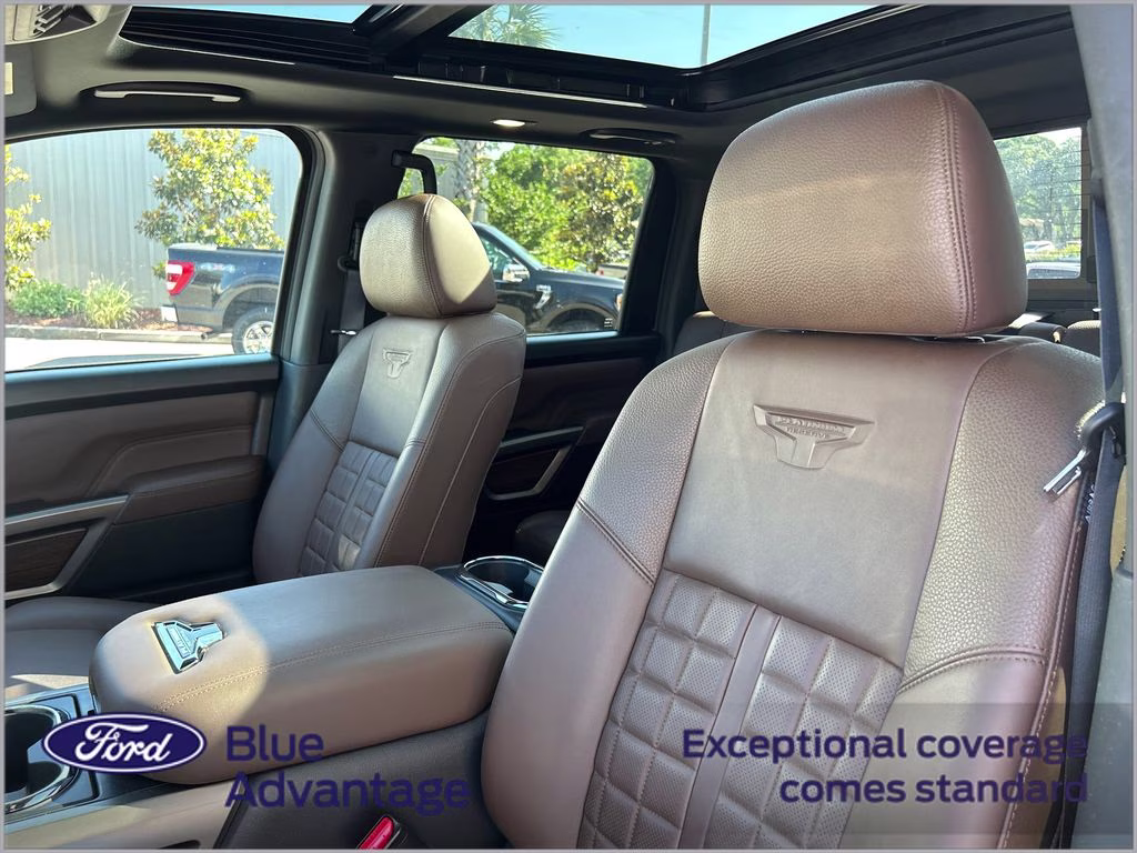 2024 Pearl White Tricoat Nissan Titan Platinum Reserve 4X4 Truck