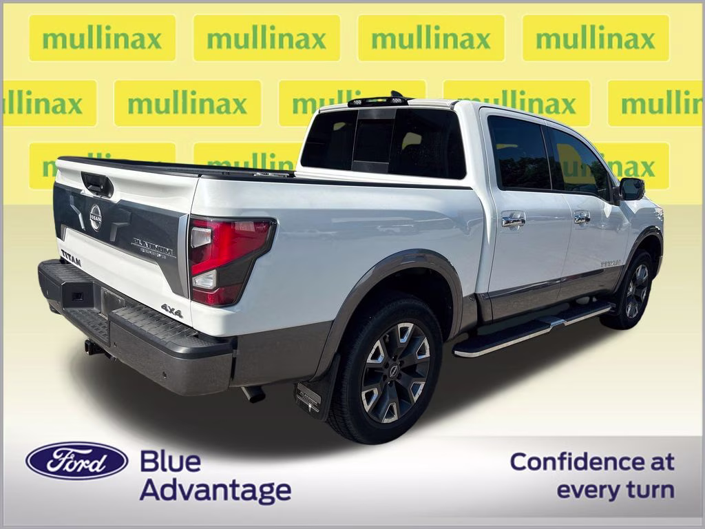 2024 Pearl White Tricoat Nissan Titan Platinum Reserve 4X4 Truck