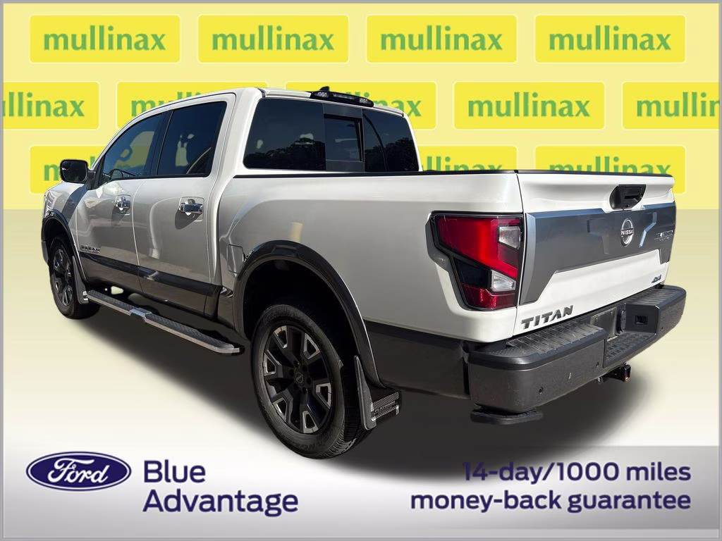 2024 Pearl White Tricoat Nissan Titan Platinum Reserve 4X4 Truck