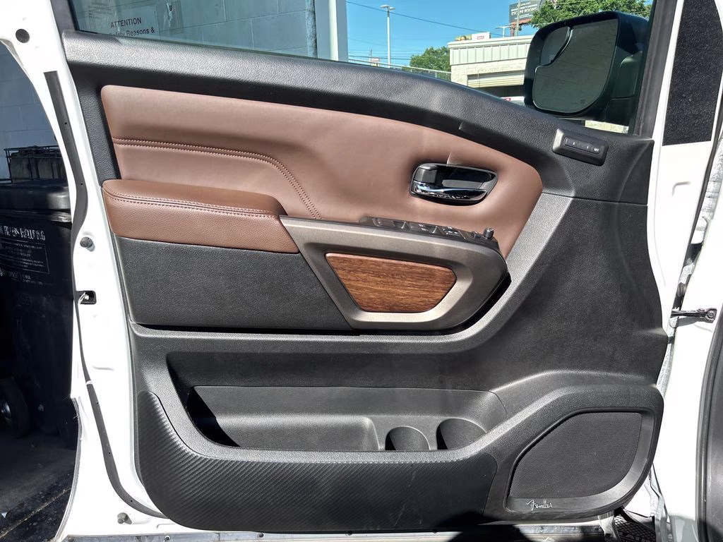 2024 Pearl White Tricoat Nissan Titan Platinum Reserve 4X4 Truck