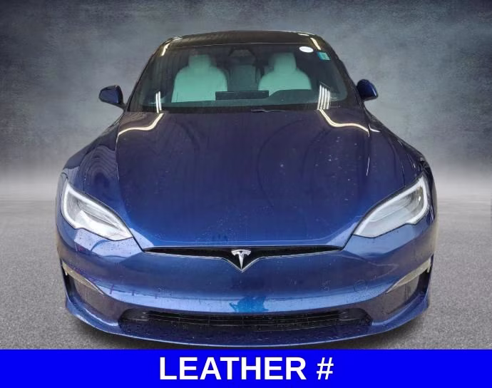 2021 Blue Tesla Model S Plaid AWD Hatchback