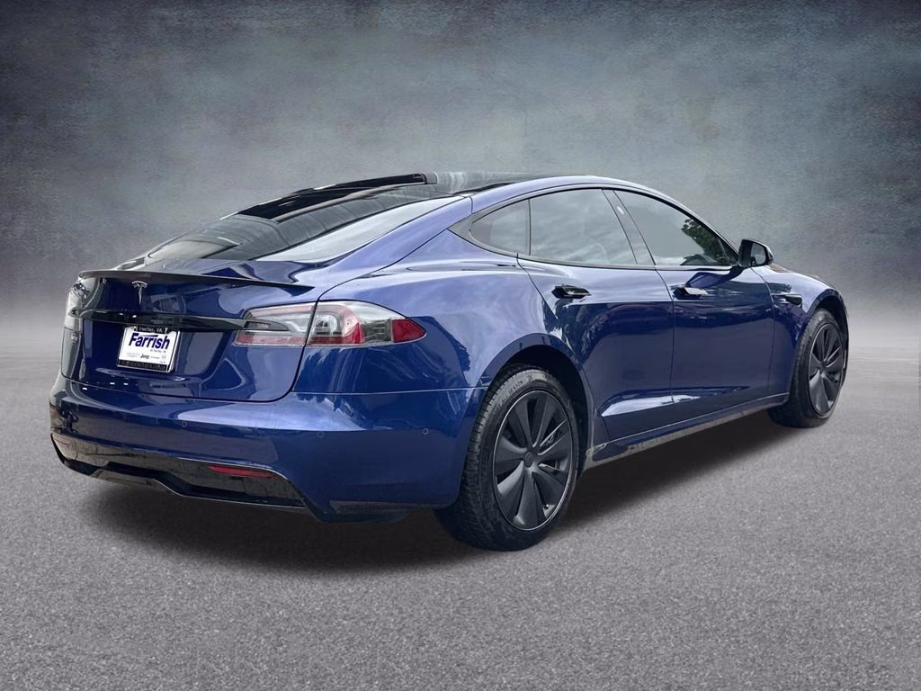 2021 Deep Blue Metallic Tesla Model S Plaid AWD Hatchback