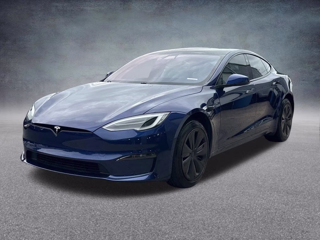 2021 Deep Blue Metallic Tesla Model S Plaid AWD Hatchback