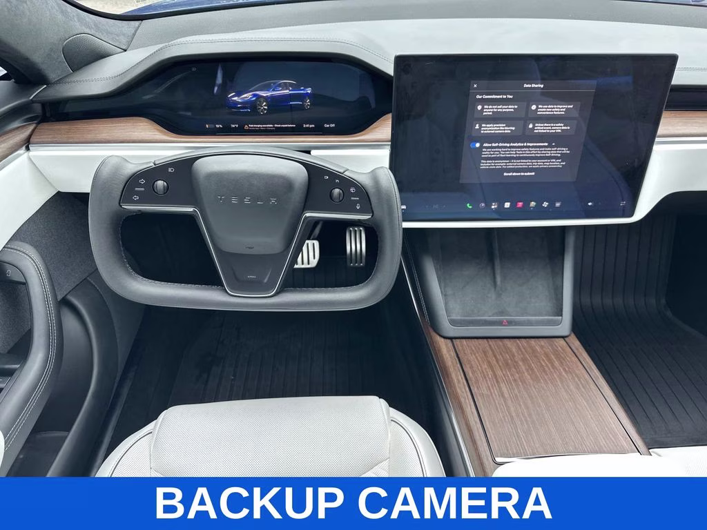 2021 Deep Blue Metallic Tesla Model S Plaid AWD Hatchback