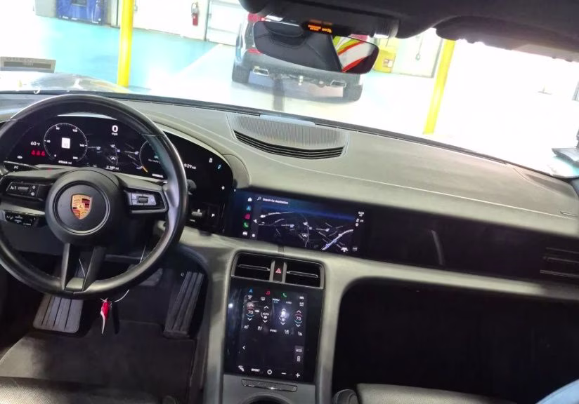 2022 Black Porsche Taycan Base RWD Sedan
