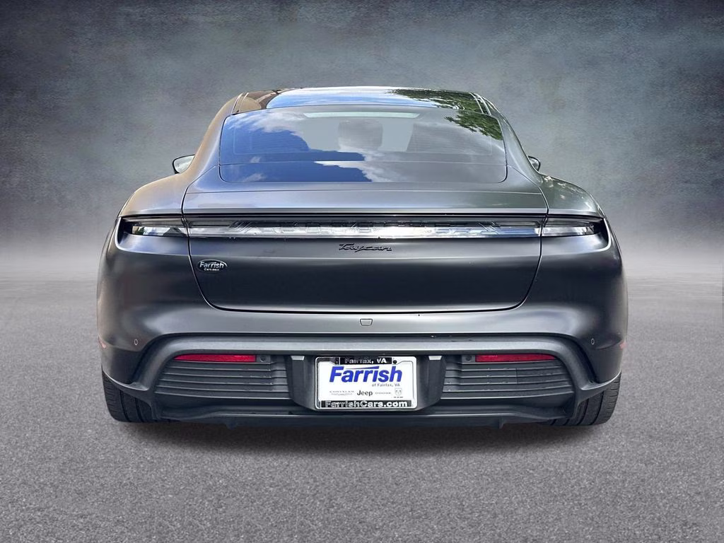 2022 Jet Black Metallic Porsche Taycan Base RWD Sedan