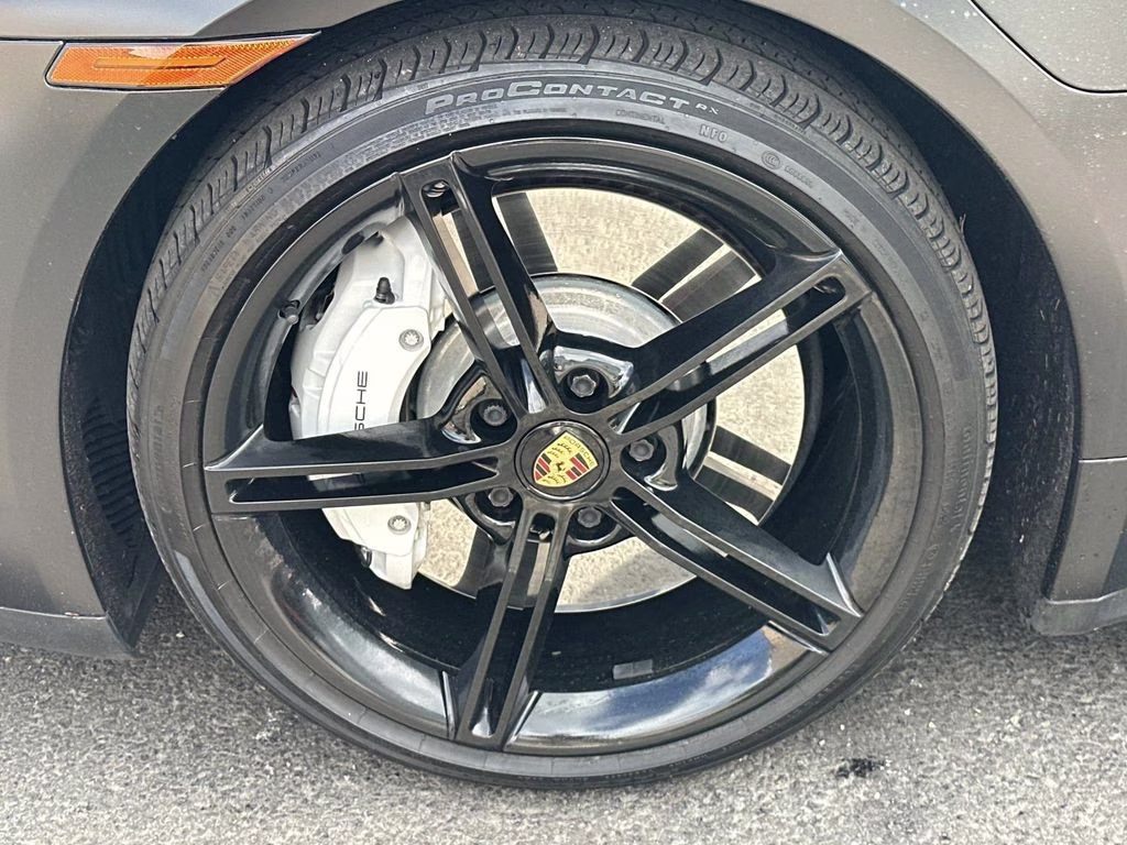2022 Jet Black Metallic Porsche Taycan Base RWD Sedan
