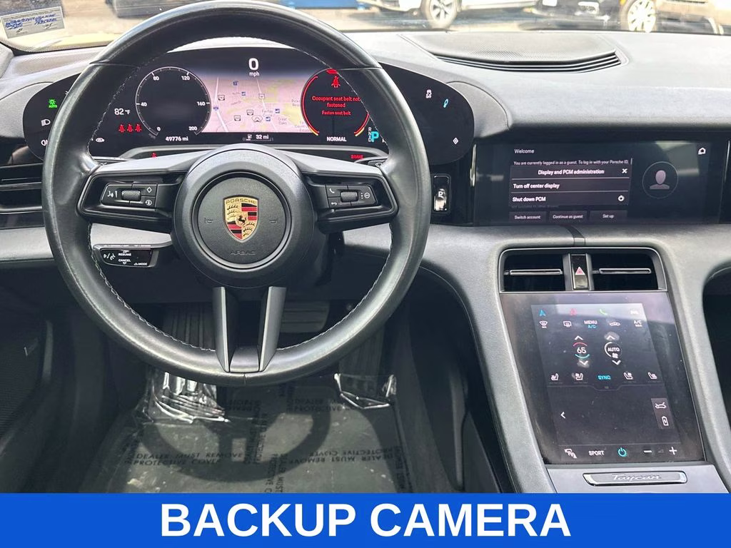 2022 Jet Black Metallic Porsche Taycan Base RWD Sedan