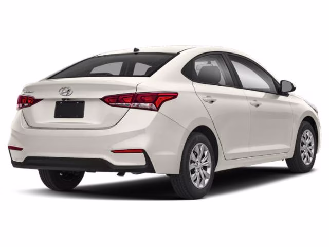 2019 Frost White Hyundai Accent SE FWD Sedan