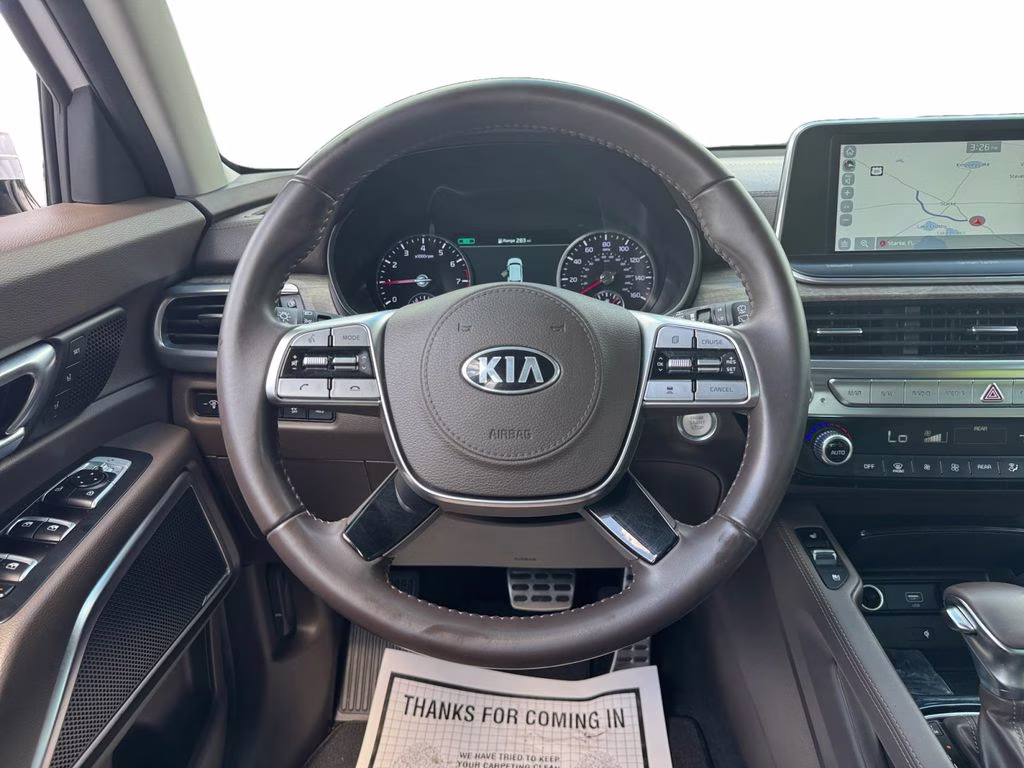 2021 Glacial White Pearl Kia Telluride SX FWD SUV