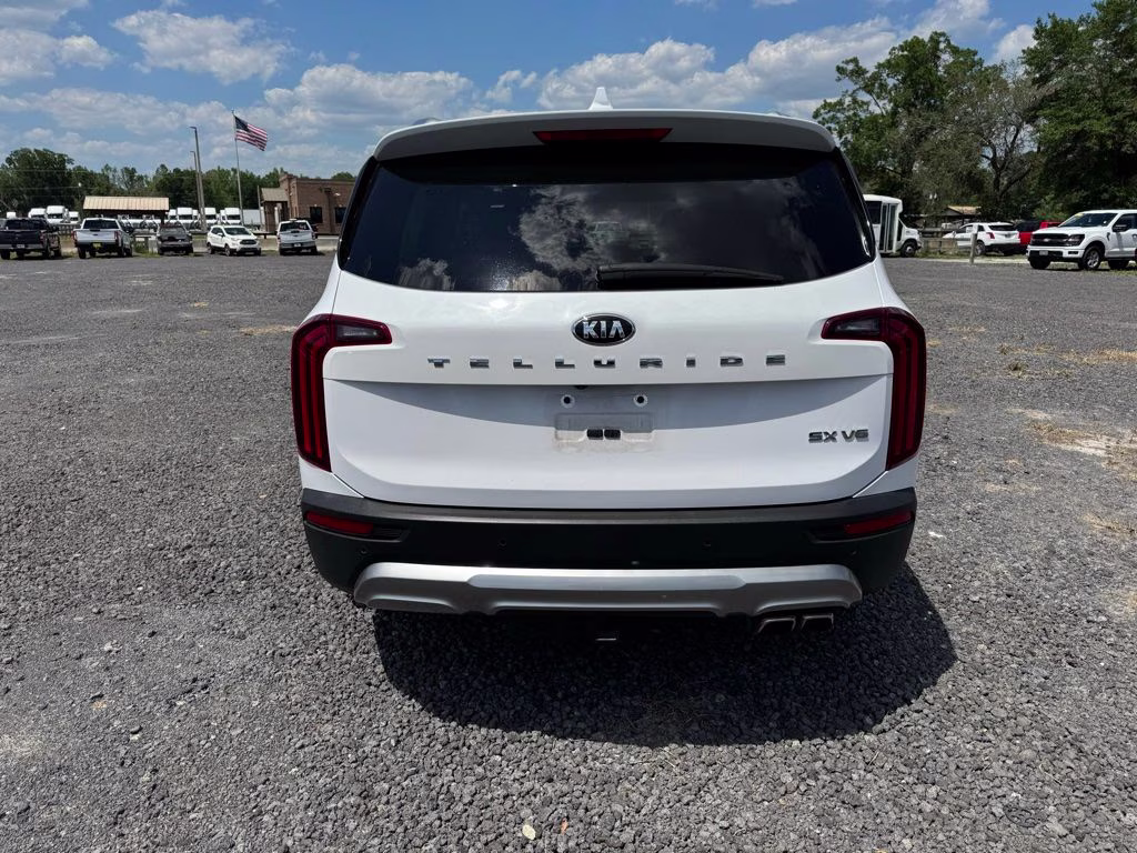 2021 Glacial White Pearl Kia Telluride SX FWD SUV
