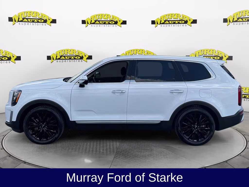 2021 Glacial White Pearl Kia Telluride SX FWD SUV