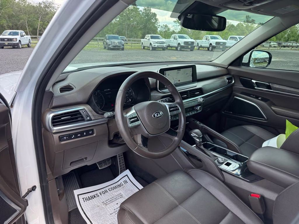 2021 Glacial White Pearl Kia Telluride SX FWD SUV