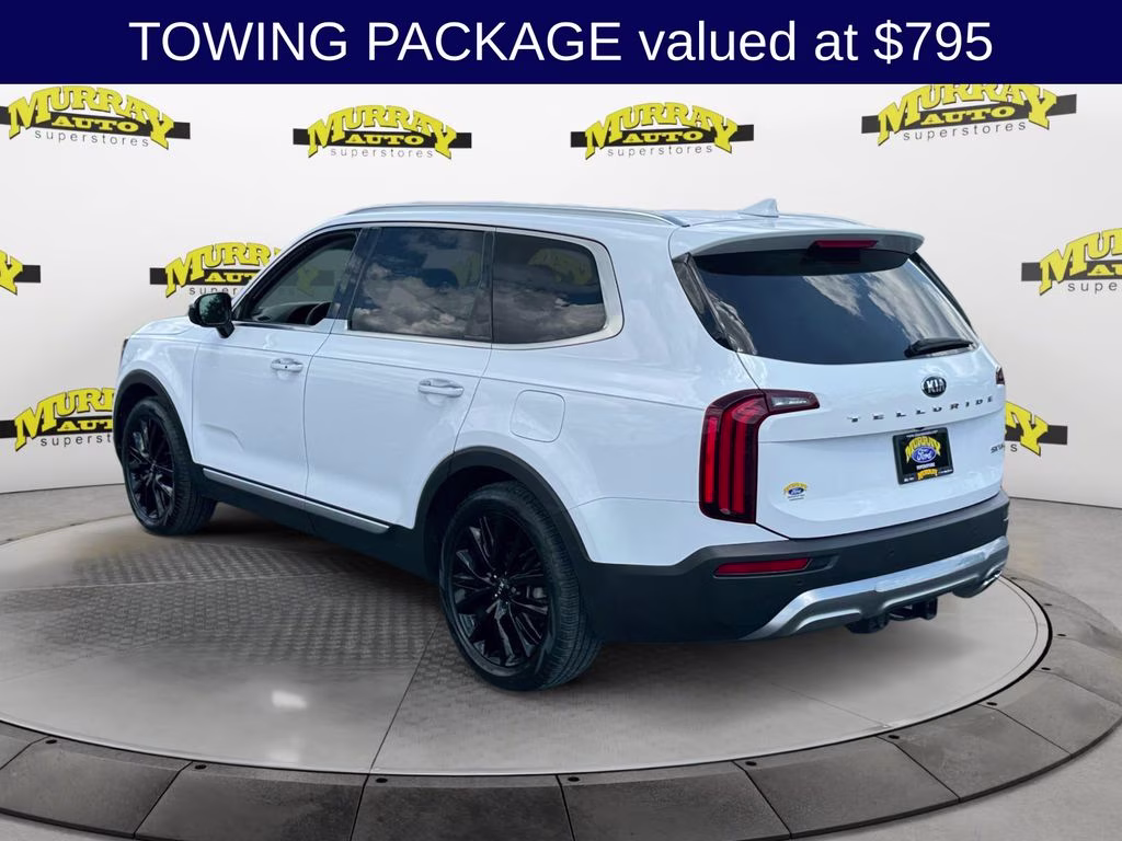 2021 Glacial White Pearl Kia Telluride SX FWD SUV