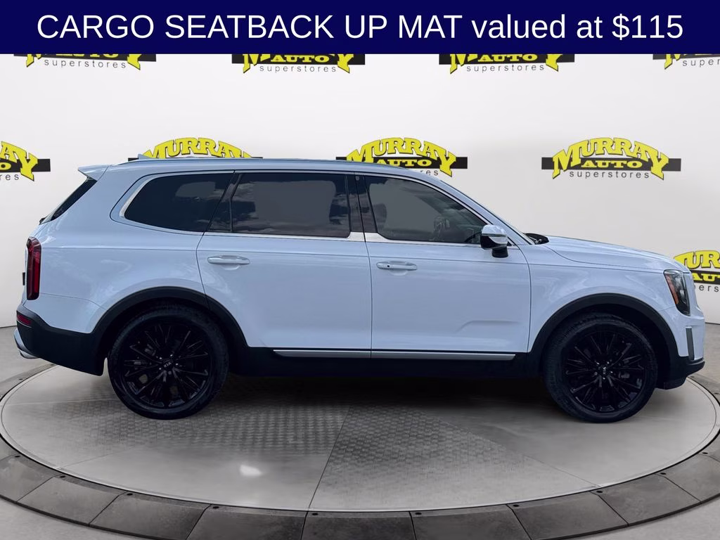 2021 Glacial White Pearl Kia Telluride SX FWD SUV