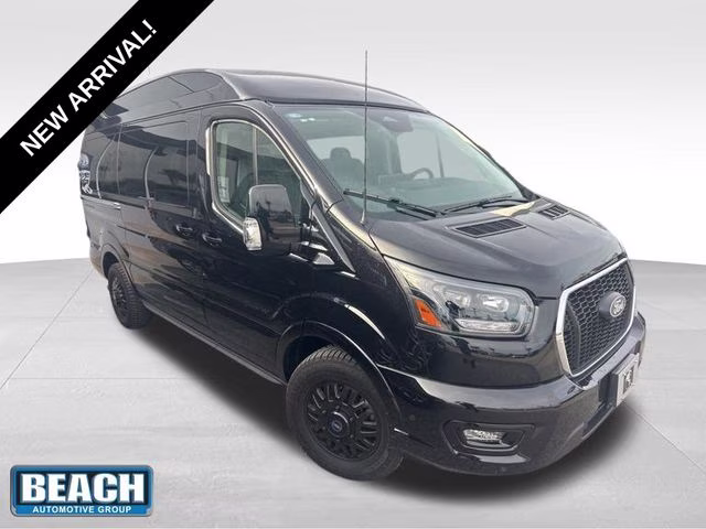 2026 Black Metallic Ford Transit-150 Base AWD Van