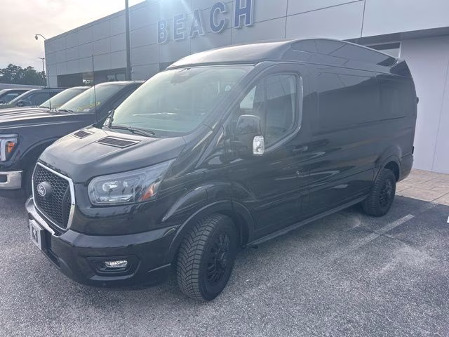 2026 Black Metallic Ford Transit-150 Base AWD Van