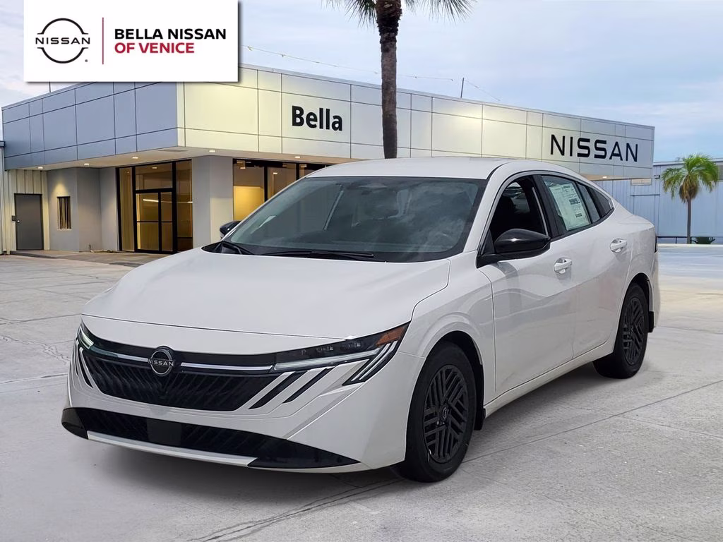 2026 Fresh Powder Nissan Sentra SV FWD Sedan
