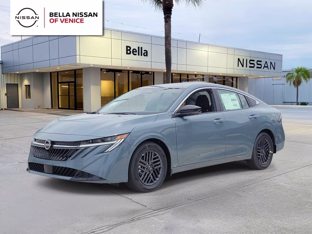 2026 Atlantic Gray Metallic Nissan Sentra SV FWD Sedan