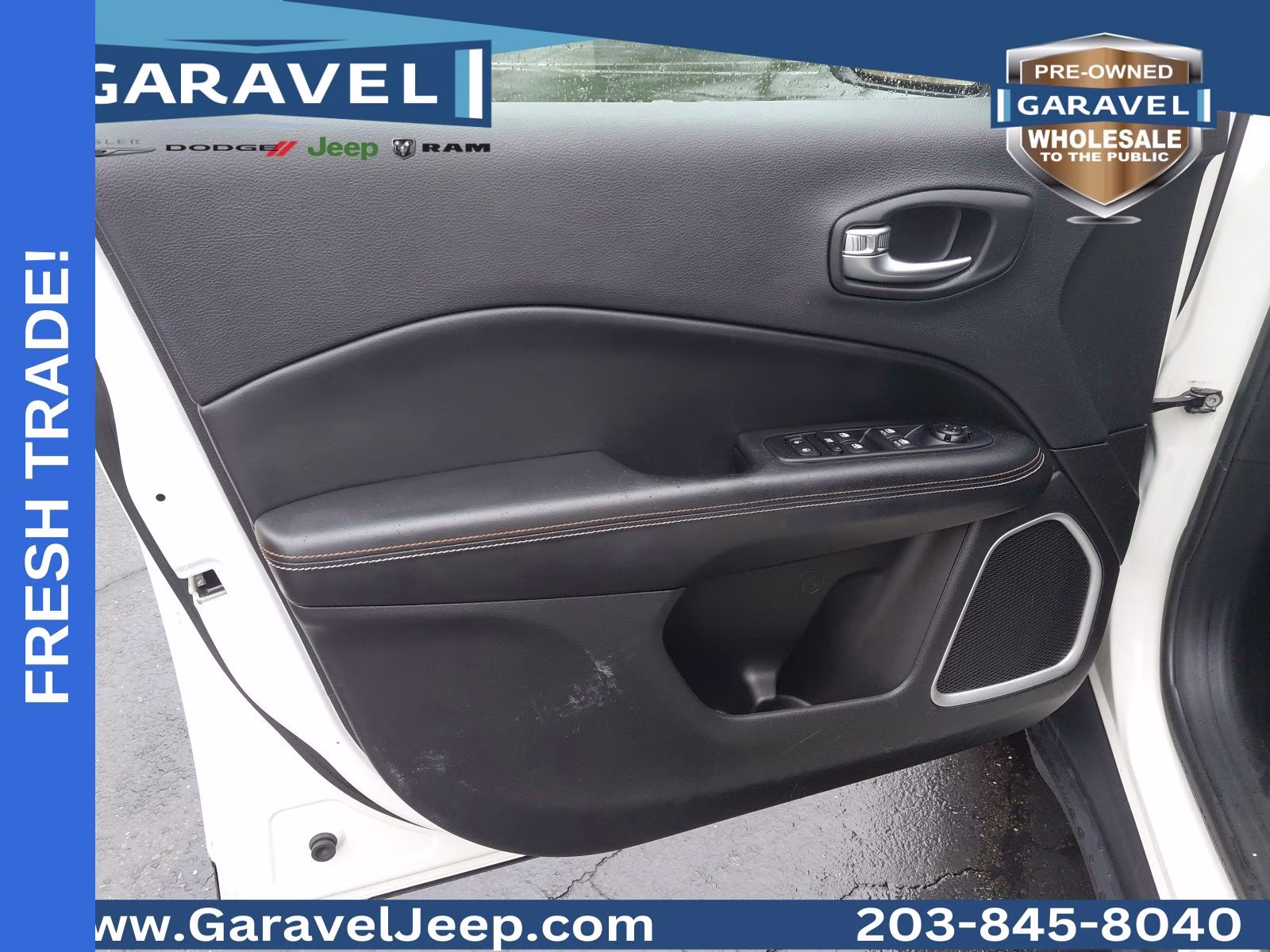 2019 White Clearcoat Jeep Compass Latitude 4X4 SUV