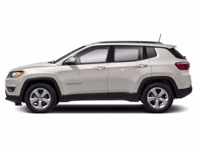2019 White Clearcoat Jeep Compass Latitude 4X4 SUV