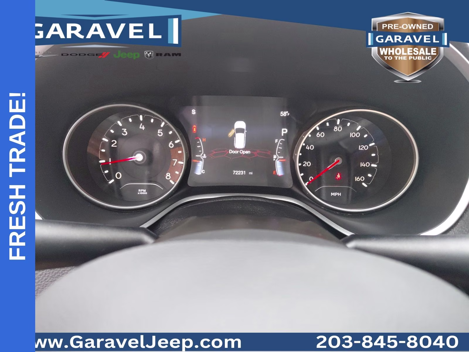 2019 White Clearcoat Jeep Compass Latitude 4X4 SUV