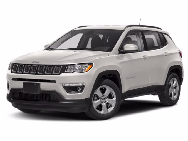2019 White Clearcoat Jeep Compass Latitude 4X4 SUV