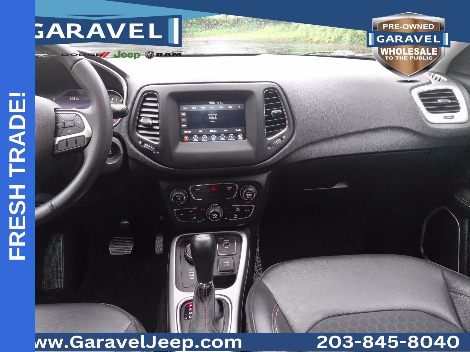 2019 White Clearcoat Jeep Compass Latitude 4X4 SUV