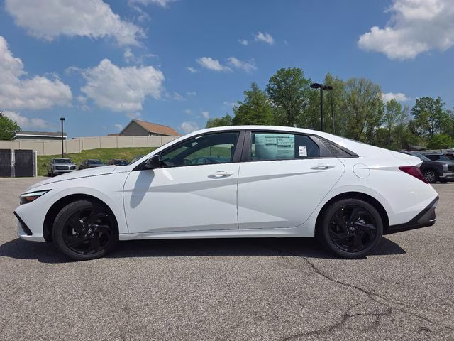 2026 Serenity White Pearl Hyundai Elantra SEL Sport FWD Sedan