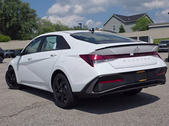 2026 Serenity White Pearl Hyundai Elantra SEL Sport FWD Sedan