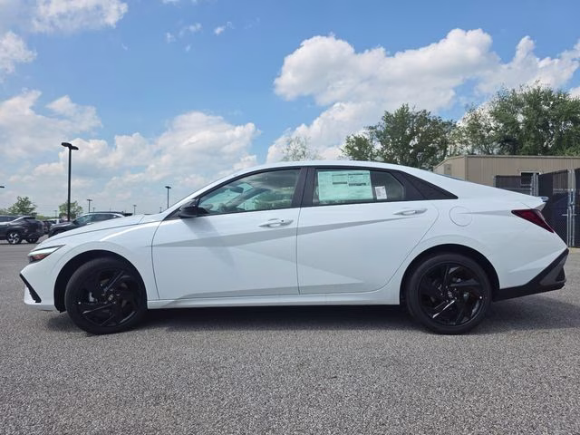 2026 Serenity White Pearl Hyundai Elantra SEL Sport FWD Sedan