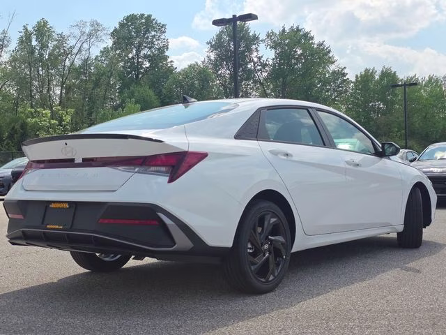 2026 Serenity White Pearl Hyundai Elantra SEL Sport FWD Sedan