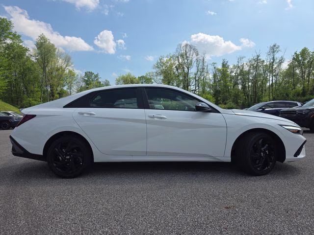 2026 Serenity White Pearl Hyundai Elantra SEL Sport FWD Sedan