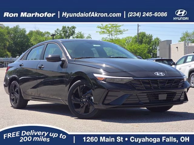2026 Abyss Black Hyundai Elantra SEL Sport FWD Sedan